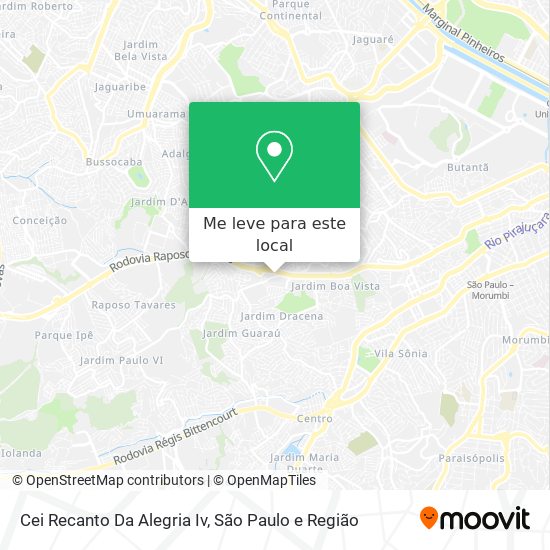 Cei Recanto Da Alegria Iv mapa