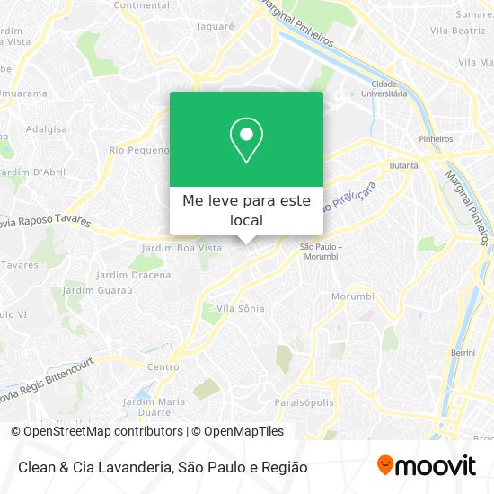 Clean & Cia Lavanderia mapa