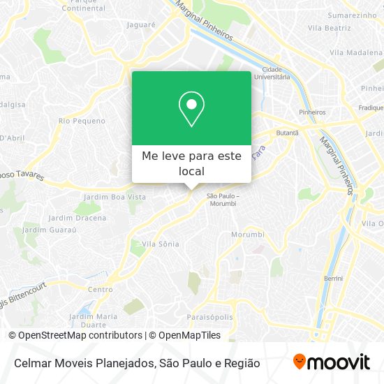 Celmar Moveis Planejados mapa