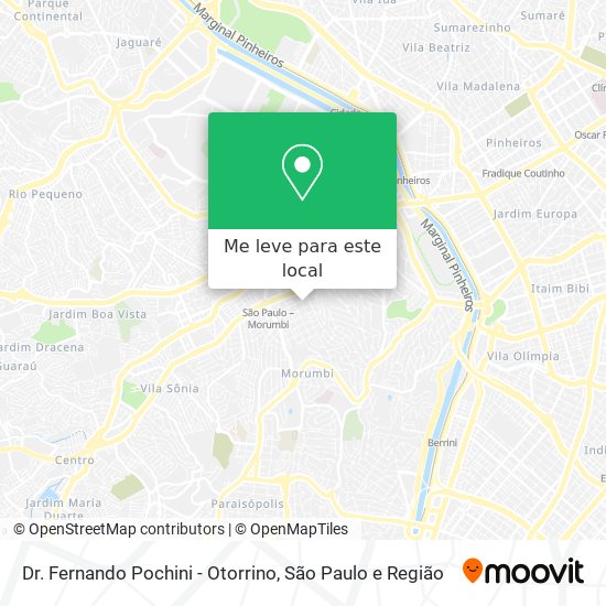 Dr. Fernando Pochini - Otorrino mapa