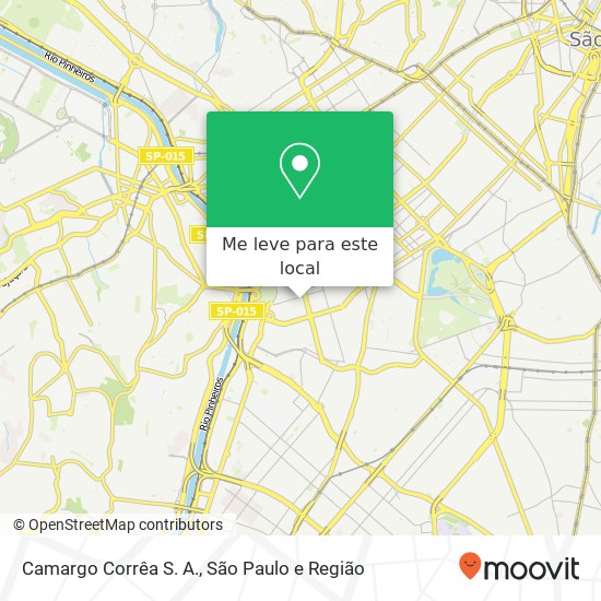 Camargo Corrêa S. A. mapa