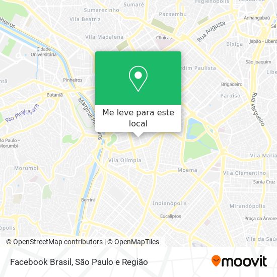Facebook Brasil mapa