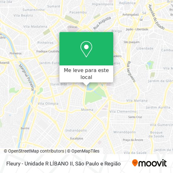 Fleury - Unidade R LÍBANO II mapa