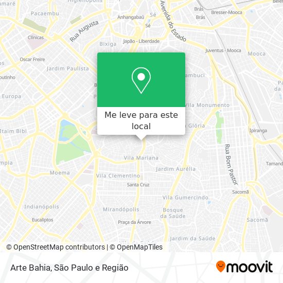 Arte Bahia mapa