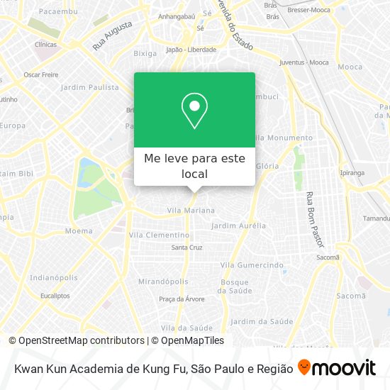 Kwan Kun Academia de Kung Fu mapa