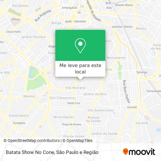 Batata Show No Cone mapa