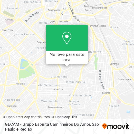 GECAM - Grupo Espírita Caminheiros Do Amor mapa