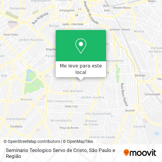 Seminario Teologico Servo de Cristo mapa