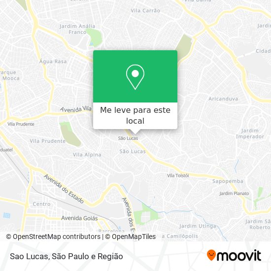 Sao Lucas mapa