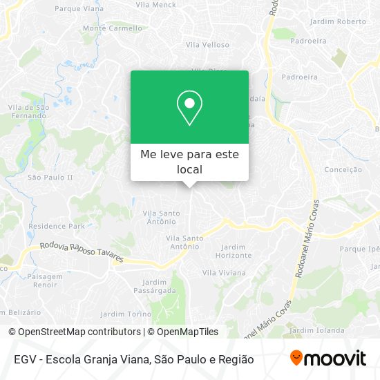 EGV - Escola Granja Viana mapa