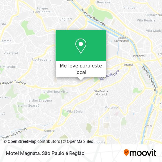 Motel Magnata mapa