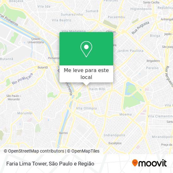 Faria Lima Tower mapa
