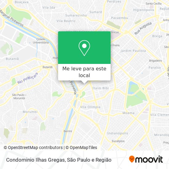 Condominio Ilhas Gregas mapa