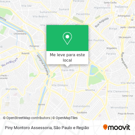 Piny Montoro Assessoria mapa