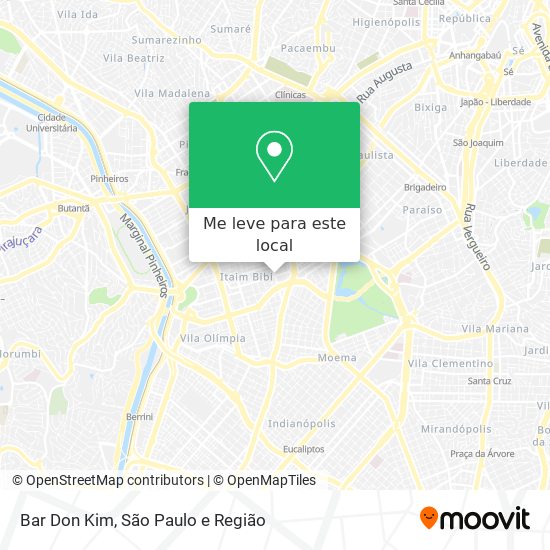 Bar Don Kim mapa