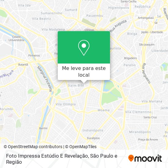 Foto Impressa Estúdio E Revelação mapa