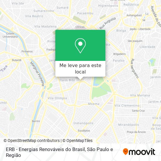 ERB - Energias Renováveis do Brasil mapa