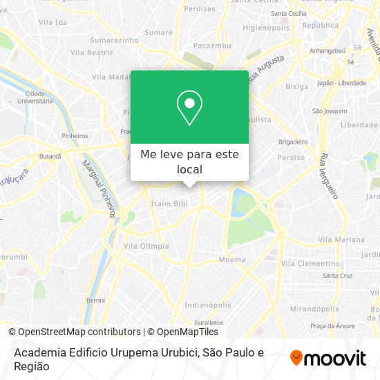 Academia Edificio Urupema Urubici mapa