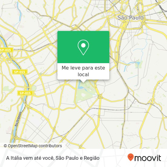 A Itália vem até você mapa