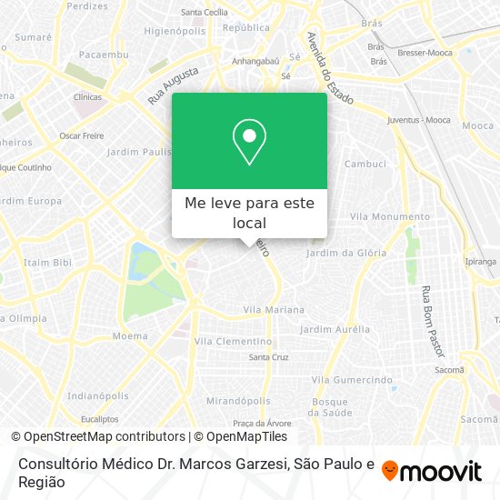 Consultório Médico Dr. Marcos Garzesi mapa