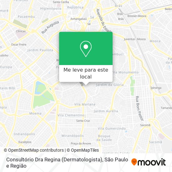 Consultório Dra Regina (Dermatologista) mapa