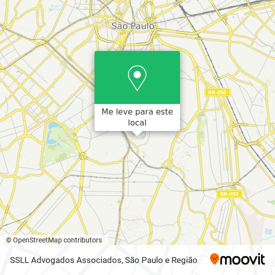 SSLL Advogados Associados mapa