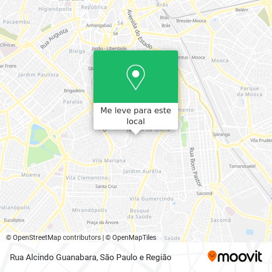 Rua Alcindo Guanabara mapa