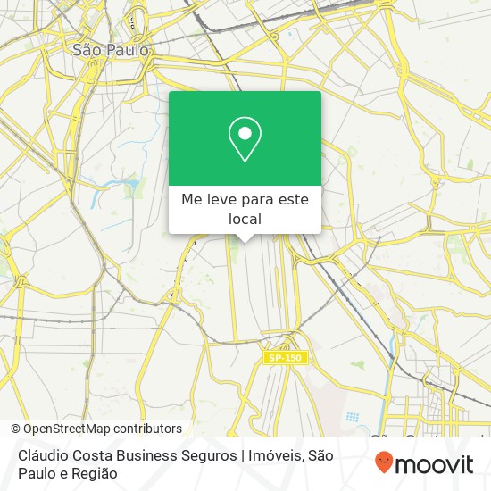 Cláudio Costa Business Seguros | Imóveis mapa