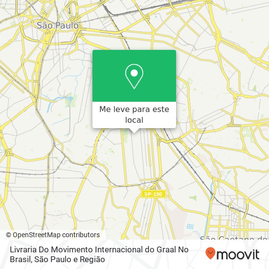 Livraria Do Movimento Internacional do Graal No Brasil mapa