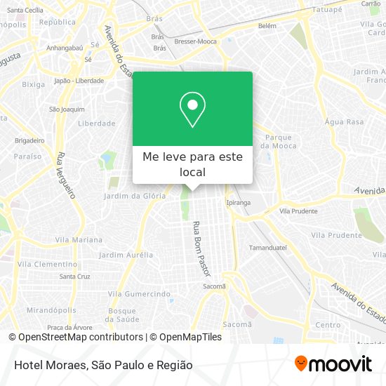 Hotel Moraes mapa