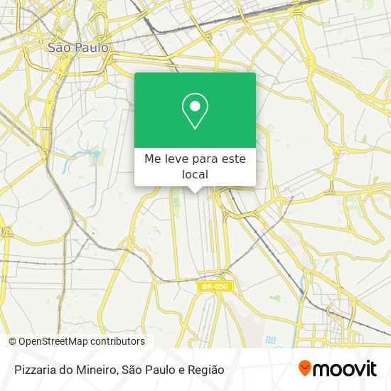 Pizzaria do Mineiro mapa