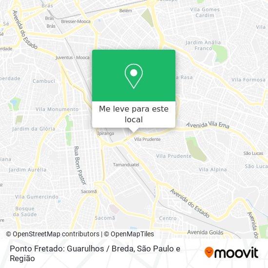 Ponto Fretado: Guarulhos / Breda mapa