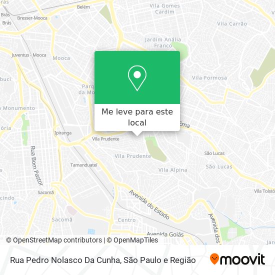 Rua Pedro Nolasco Da Cunha mapa