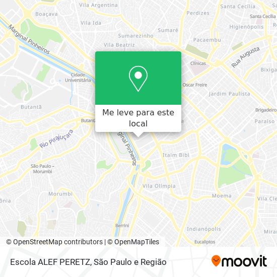 Escola ALEF PERETZ mapa