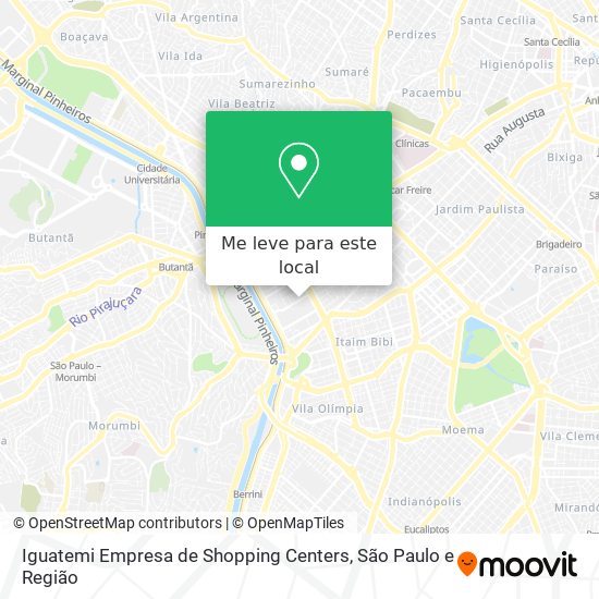 Iguatemi Empresa de Shopping Centers mapa