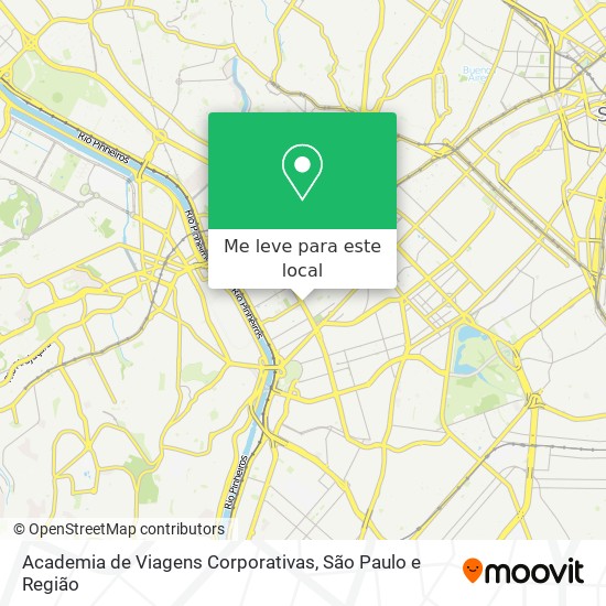 Academia de Viagens Corporativas mapa