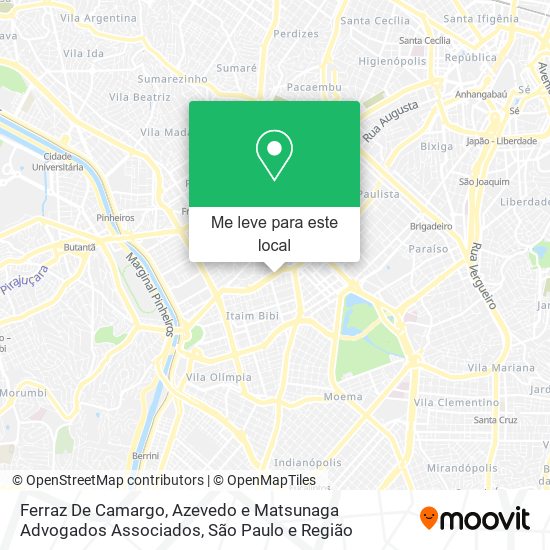 Ferraz De Camargo, Azevedo e Matsunaga Advogados Associados mapa