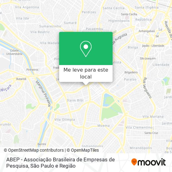 ABEP - Associação Brasileira de Empresas de Pesquisa mapa