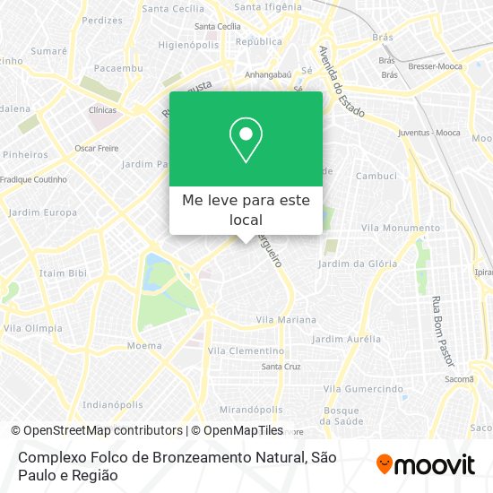 Complexo Folco de Bronzeamento Natural mapa