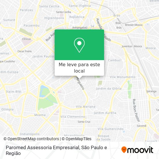 Paromed Assessoria Empresarial mapa