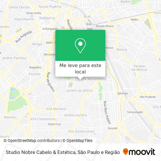 Studio Nobre Cabelo & Estética mapa