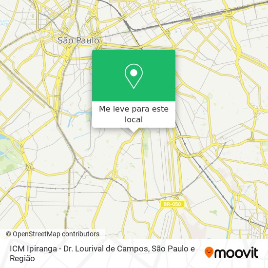 ICM Ipiranga - Dr. Lourival de Campos mapa