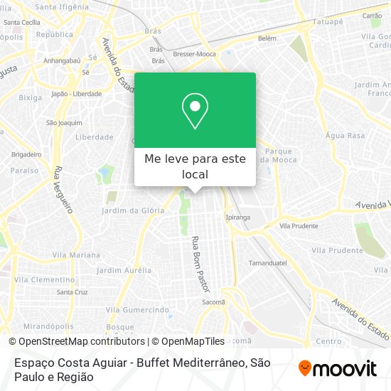 Espaço Costa Aguiar - Buffet Mediterrâneo mapa