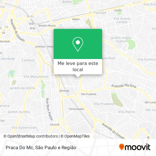 Praca Do Mc mapa