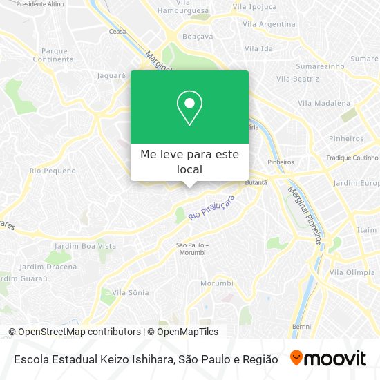 Escola Estadual Keizo Ishihara mapa