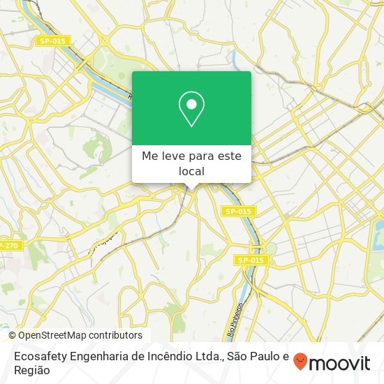 Ecosafety Engenharia de Incêndio Ltda. mapa