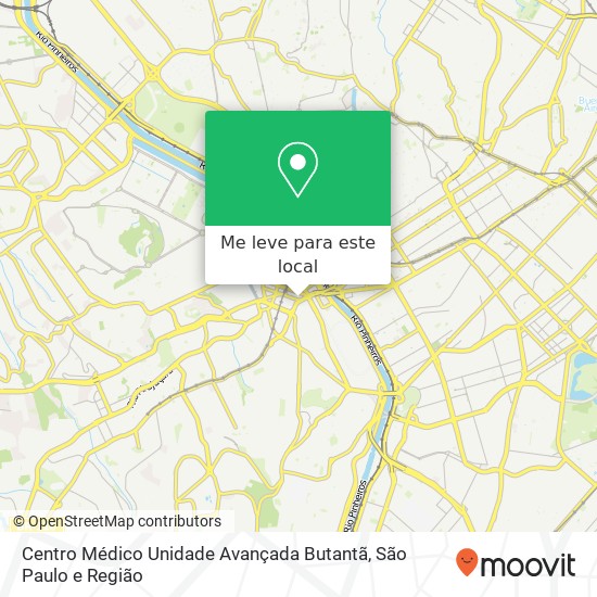 Centro Médico Unidade Avançada Butantã mapa