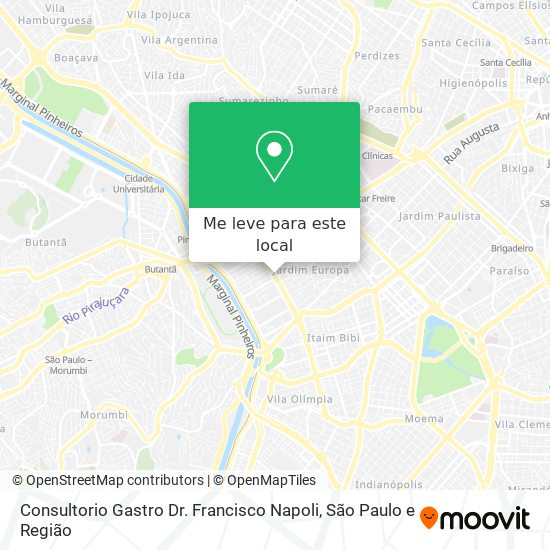 Consultorio Gastro Dr. Francisco Napoli mapa