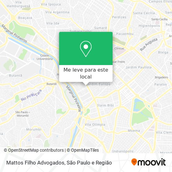 Mattos Filho Advogados mapa