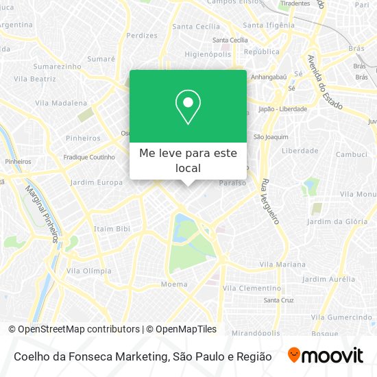 Coelho da Fonseca Marketing mapa